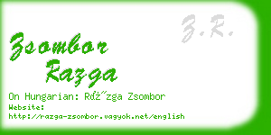 zsombor razga business card